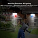 solar-powered flood light